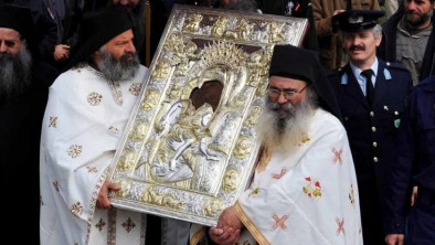Την εικόνα της Παναγίας «Άξιον Εστί» ζήτησε να προσκυνήσει ο Γιώργος Μπαρτζώκας μόλις επιστρέψει στην Αθήνα