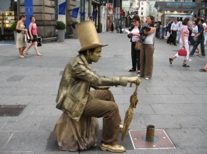 Living_statue_Vienna