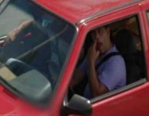 Man-picking-nose