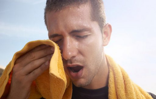 sweating