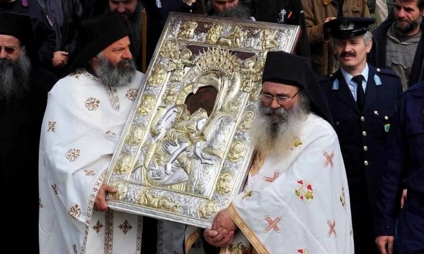 Την εικόνα της Παναγίας «Άξιον Εστί» ζήτησε να προσκυνήσει ο Γιώργος Μπαρτζώκας μόλις επιστρέψει στην Αθήνα